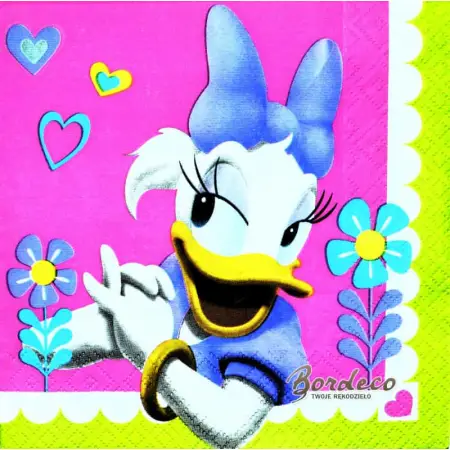 Serwetka do decoupage myszka Minnie i  kaczuszka Daisy 33x33 PROCOS Unikat