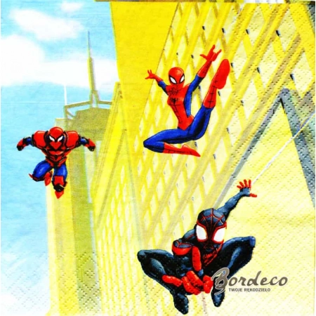 Serwetka do decoupage Spider-Man człowiek pająk 33x33 PROCOS Unikat