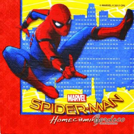 Serwetka do decoupage Spider-Man człowiek pająk 33x33 PROCOS Unikat