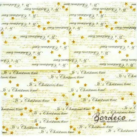 Serwetka do decoupage It's Christmas time Paper+Design Unikat