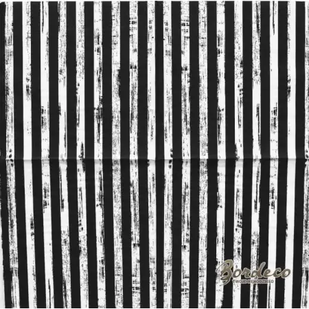 Serwetka do decoupage czarno-białe deski Paper+Design Unikat