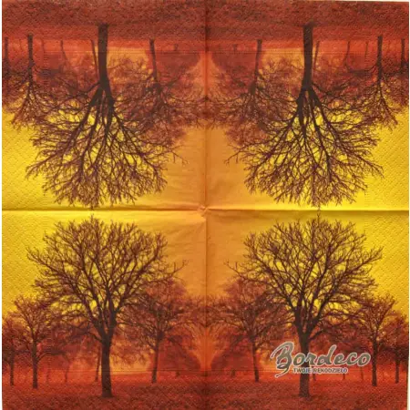 Serwetka do decoupage jesienne drzewa 25x25 Paper+Design Unikat