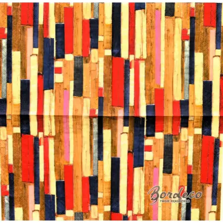 Serwetka do decoupage kolorowe deski 25x25 Paper+Design Unikat