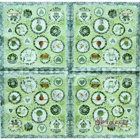 Serwetka do decoupage akcesoria do ogrodu Paper+Design Unikat