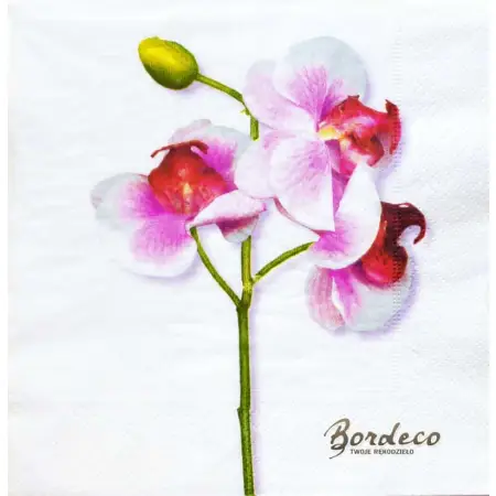 Serwetka do decoupage storczyk, orchidea 33x33 Paper+Design Unikat