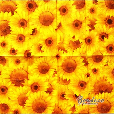 Serwetka do decoupage słoneczniki 33x33 R2S Unikat