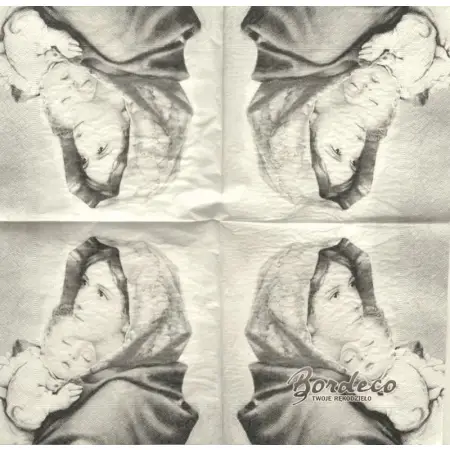 Serwetka do decoupage Maryja z dzieciątkiem 33x33 SAGEN UNIKAT