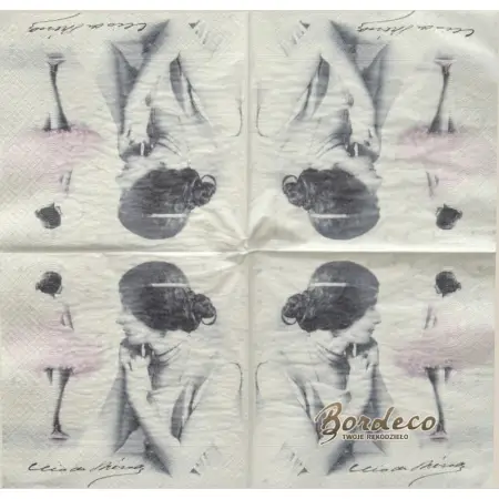 Serwetka do decoupage wspomnienie o balecie 33x33 SAGEN