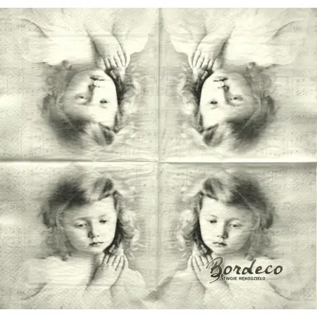Serwetka do decoupage modląca się dziewczynka 33x33 SAGEN