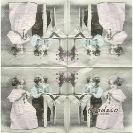 Serwetka do decoupage popołudniowa sielanka 33x33 SAGEN