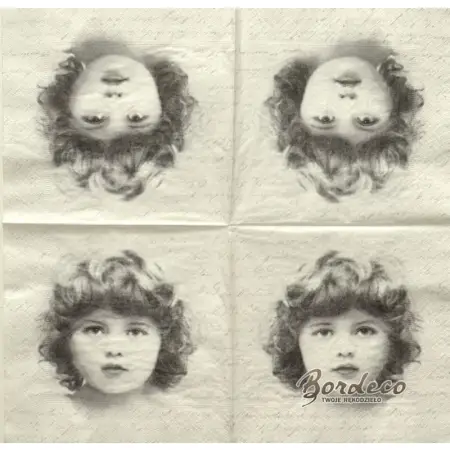 Serwetka do decoupage buzia dziewczynki 33x33 SAGEN