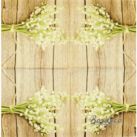 Serwetka do decoupage bukiecik konwalii 33x33 STEWO Unikat