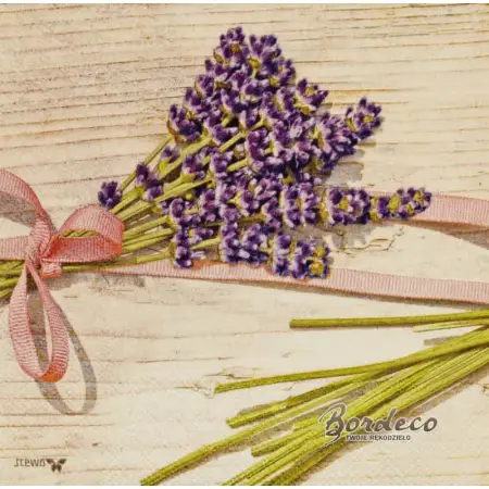 Serwetka do decoupage bukiecik lawendy 33x33 STEWO Unikat
