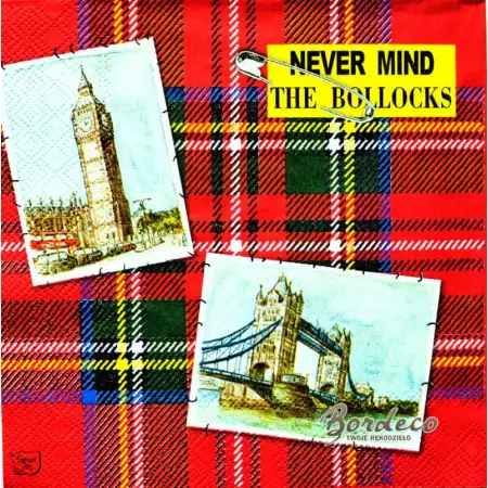 Serwetka do decoupage Londyn z agrafką 33x33 SWEET PAC, Unikat