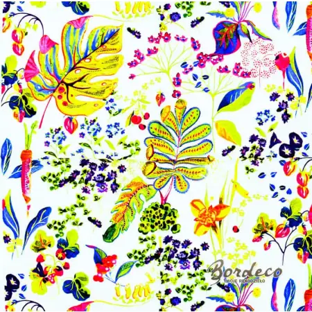 Serwetka do decoupage kwiaty i abstrakcyjne liście 33x33 TI-FLAIR Unikat