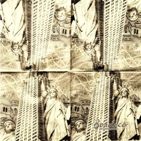 Serwetka decoupage Nowy Jork 33x33 VICTORA'S Unikat