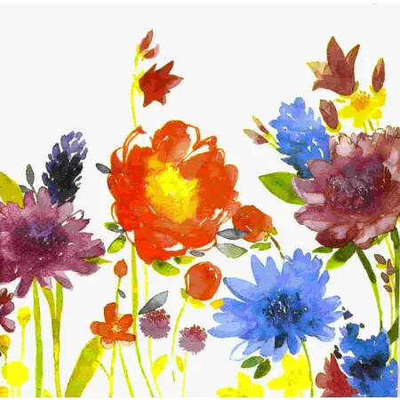 Serwetka do decoupage akwarelowa łąka 33x33 VILLEROY Unikat