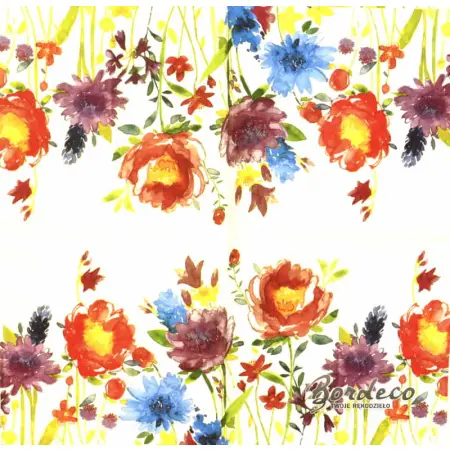 Serwetka do decoupage akwarelowa łąka 33x33 VILLEROY Unikat