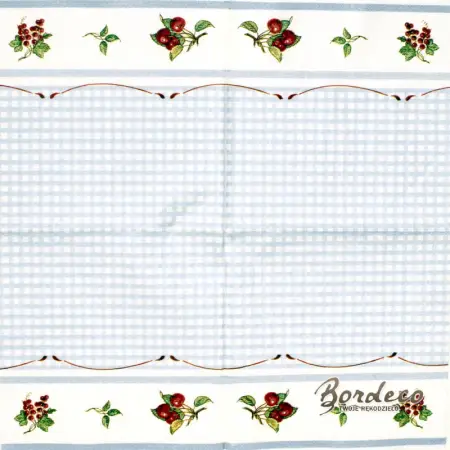 Serwetka do decoupage obrus w kratkę 25x25 VILLEROY BOCH Unikat