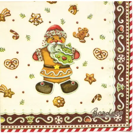 Serwetka do decoupage pierniczki 25x25 VILLEROY BOCH Unikat