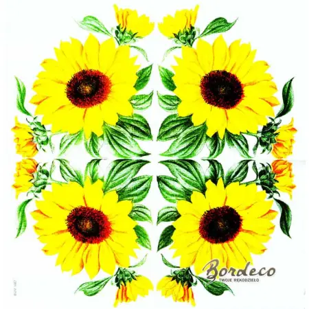 Serwetka do decoupage słonecznik 33x33 WIDA Unikat
