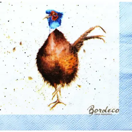 Serwetka do decoupage bażant  25x25 WRENDALE Unikat
