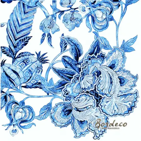 Serwetka do decoupage niebieskie motywy kwiatowe 33x33 ZARA HOME Unikat