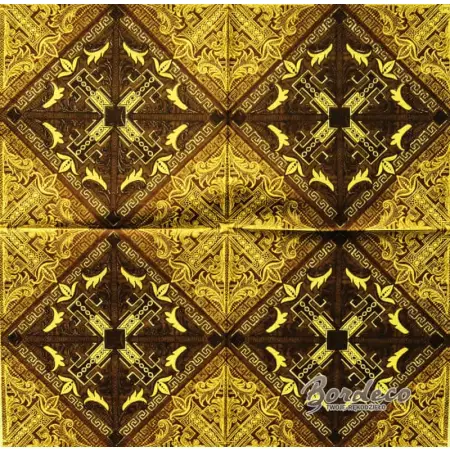 Serwetka do decoupage mozaika złota mozaika 33x33 MAKI Unikat