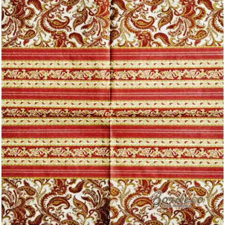 wzorzystej tapety w szlaczki i ornamenty