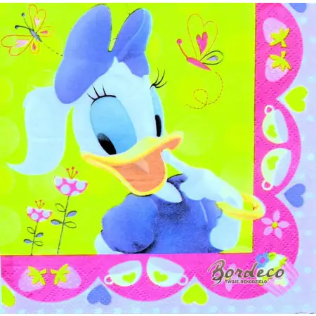 Serwetka do decoupage myszka Minnie i kaczuszka Daisy 33x33 PROCOS Unikat