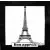 Serwetka do decoupage wieża Eiffla 33x33 Actuel Unikat