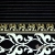 Serwetka do decoupage czarna tapeta z ornamentami 33x33 AHA