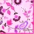 Serwetka decoupage motywy kwiatowe na różowo 33x33 AHA Unikat