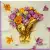 Serwetka do decoupage bukiet krokusów 33x33 Ambiente Unikat