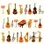 Serwetka do decoupage instrumenty muzyczne 33x33 Ambiente Unikat