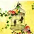Serwetka do decoupage  klatka z ptakami 33x33 Ambiente Unikat