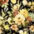 Serwetka do decoupage pastelowe kwiaty na czarnym tle 25x25 Ambiente Unikat