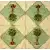 Serwetka do decoupage ostrokrzew w doniczce 33x33 Ambiente Unikat