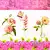 Serwetka do decoupage różowe kwiaty 33x33 Ambiente Unikat