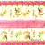 Serwetka do decoupage różowe kwiaty 33x33 Ambiente Unikat