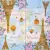 Serwetka do decoupage wieża Eiffla w różach 33x33 Ambiente Unikat