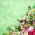 Serwetka do decoupage kwiaty w rogu z haftem  33x33 Ambiente Unikat