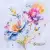 Serwetka do decoupage kwiaty akwarela 33x33 DAISY