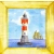 Serwetka do decoupage latarnia morskai żaglowiec w ramce 33x33 DUNI Unikat