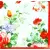 Serwetka do decoupage malowane kwiaty róże i hortensje DAISY Unikat