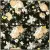 Serwetka do decoupage kwiaty róże na czarnym tle 33x33 GREENGATE Unikat