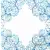 Serwetka do decoupage niebieskie wzory, ornamenty 33x33 Good Day Unikat