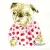 Serwetka do decoupage portret pieska buldoga w ubranku 33x33 H&M Unikat