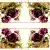 Serwetka do decoupage bordowe zmrożone  róże 25x25 HOME Unikat