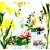 Serwetka do decoupage elfy i kwiaty 33x33 IHR Unikat